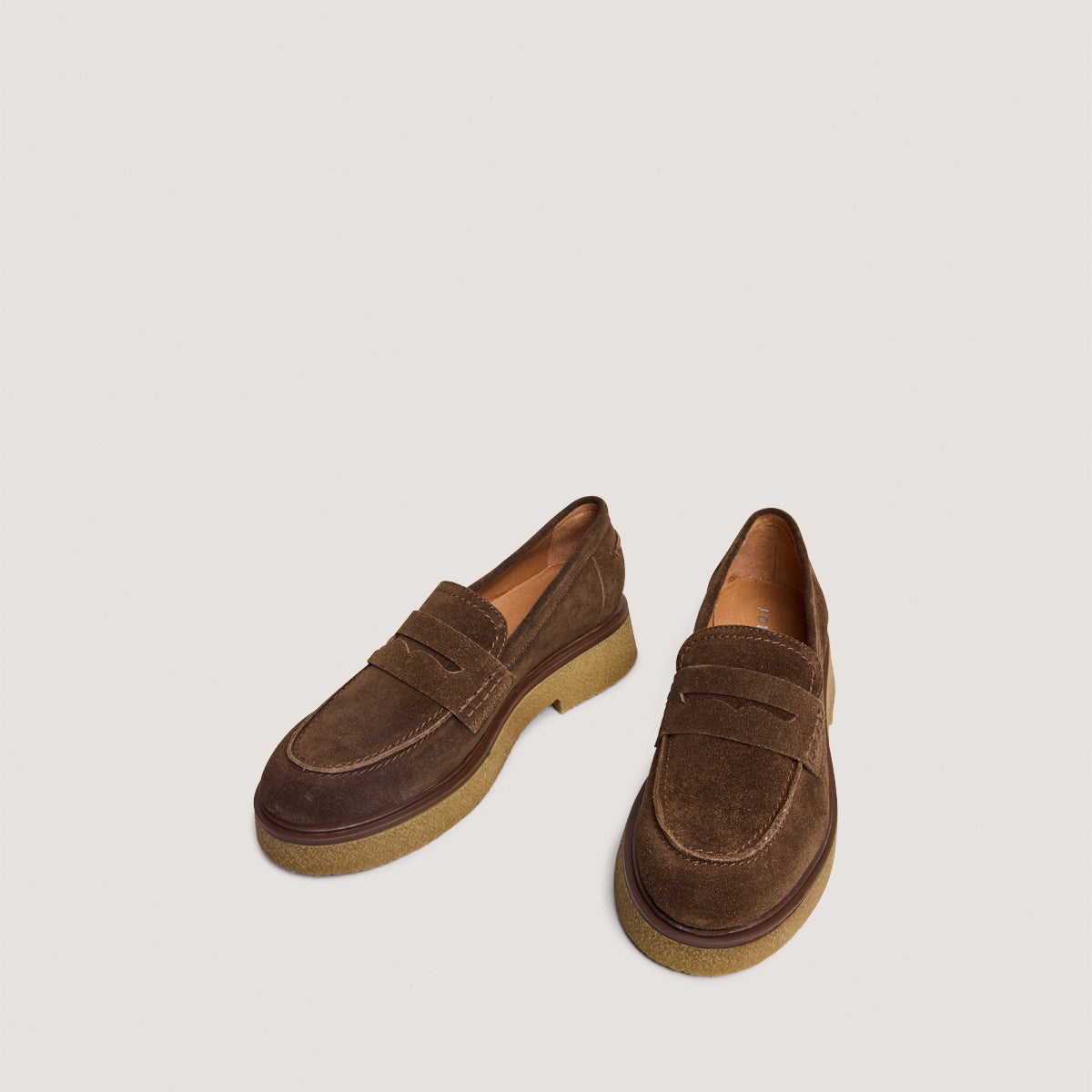 Mocassins Marion Croute Marron-Fonce