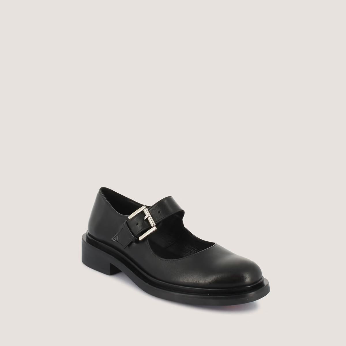 Salomes/babies Mathou Cuir Noir