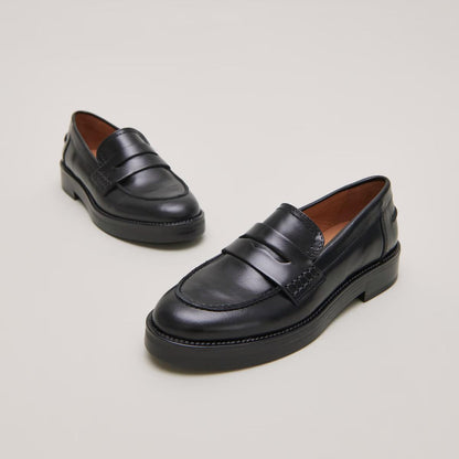 Mocassins Mirna Cuir Noir