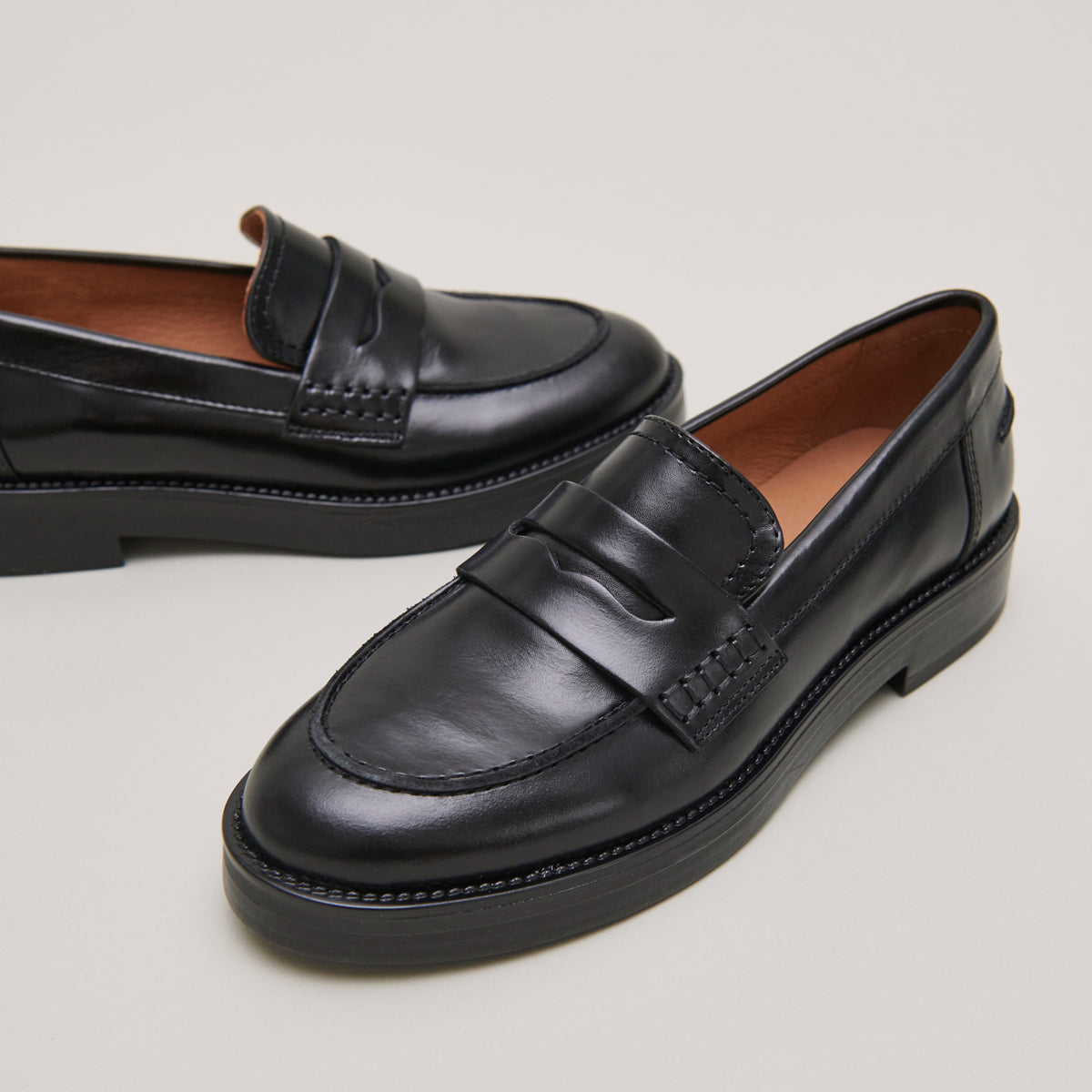 Mocassins Mirna Cuir Noir