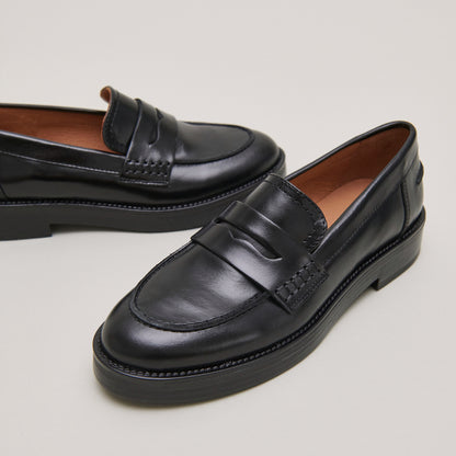 Mocassins Mirna Cuir Noir