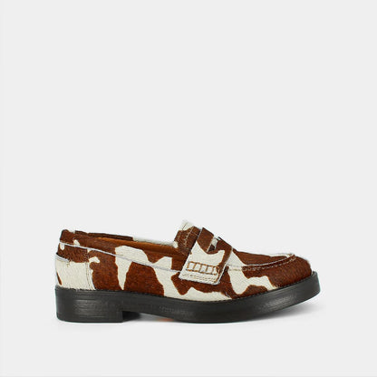 Mocassins Mirna Poulain Vache-Marron