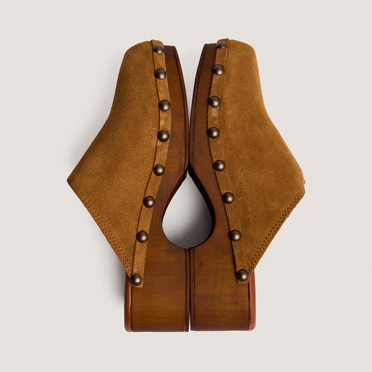 Mules Naky Croute Tabac