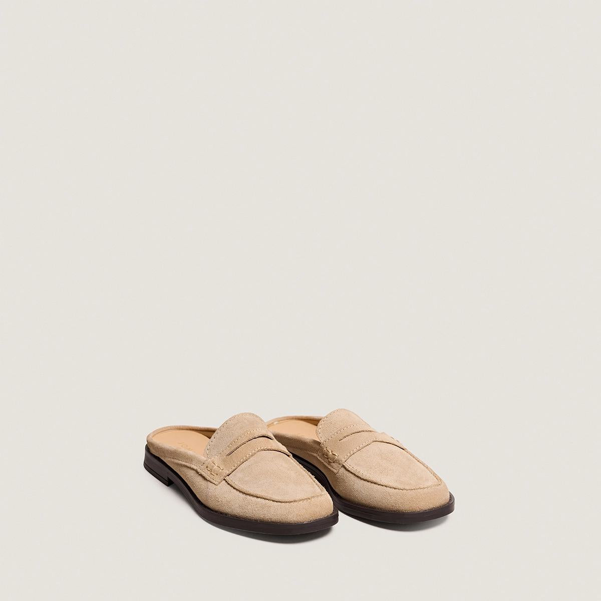 Women Moccasins Premium Full-Grain Italian Leather - Ivory Ivoire