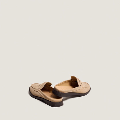 Women Moccasins Premium Full-Grain Italian Leather - Ivory Ivoire