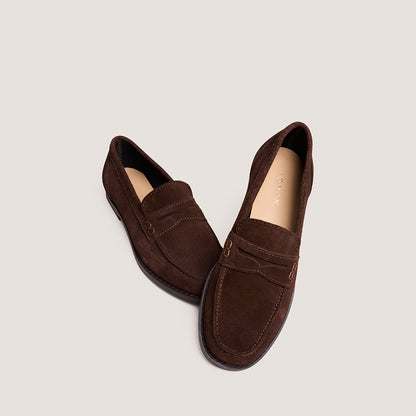 Mocassins Naomie Croute Marron-Fonce