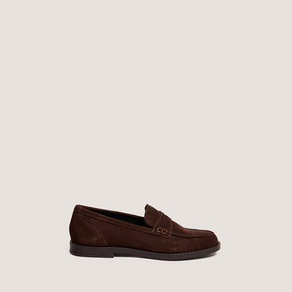 Mocassins Naomie Croute Marron-Fonce