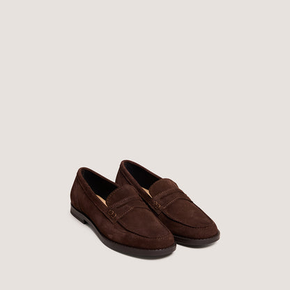 Mocassins Naomie Croute Marron-Fonce