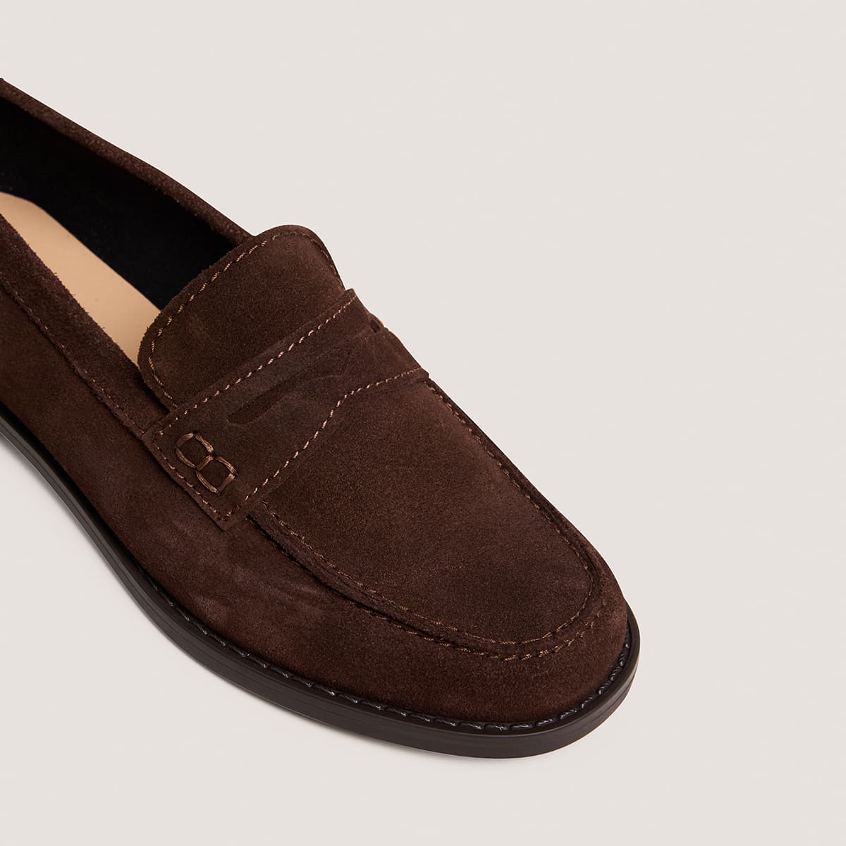 Mocassins Naomie Croute Marron-Fonce