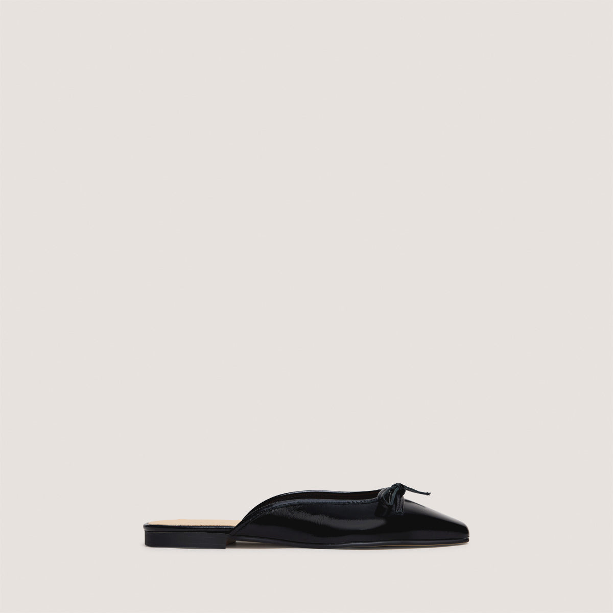 Mules Niccolo Vernis Pliss Noir