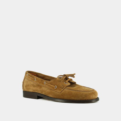 Mocassins Olga Croute Beige-Fonce
