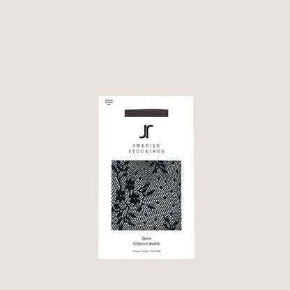 Collant Swedish Opera Dentelle Bordeaux