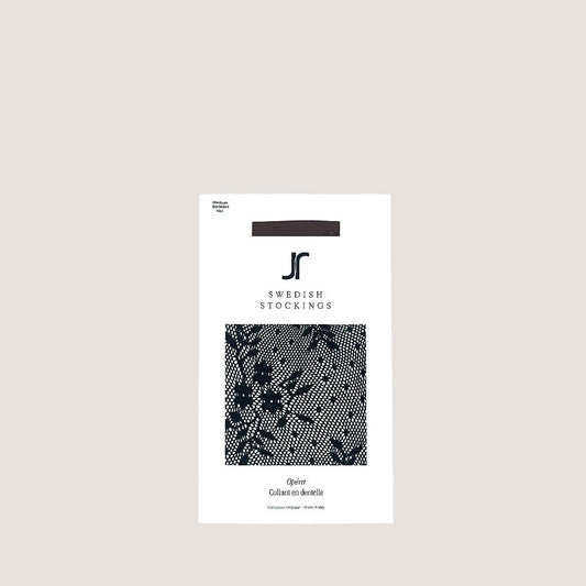 Collant Swedish Opera Dentelle Bordeaux