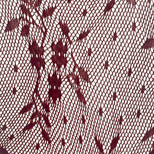 Collant Swedish Opera Dentelle Bordeaux