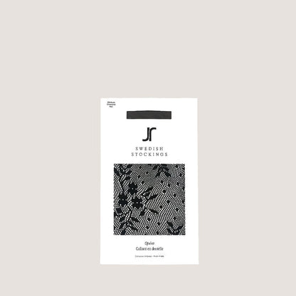 Collant Swedish Opera Dentelle Chocolat