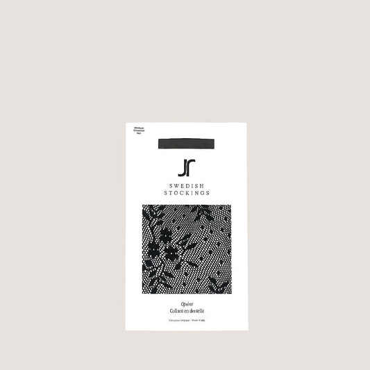 Collant Swedish Opera Dentelle Chocolat