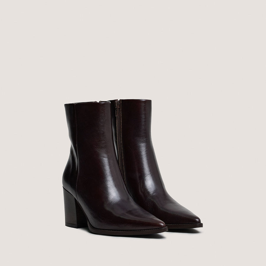 Boots Pride Cuir Marron-Fonce