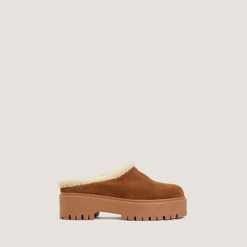 Mules Ralf Croute/fluffy Tabac-beige