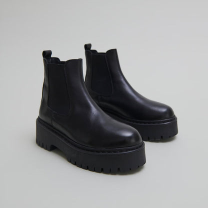 Boots Ravie Cuir Noir