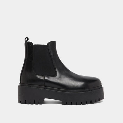 Boots Ravie Cuir Noir
