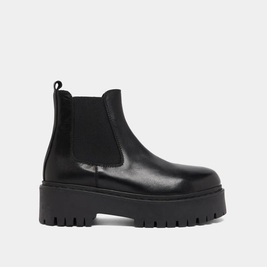 Boots Ravie Cuir Noir