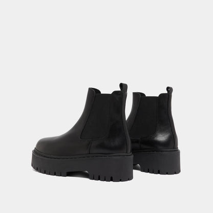 Boots Ravie Cuir Noir