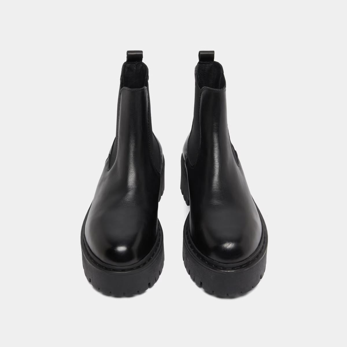 Boots Ravie Cuir Noir