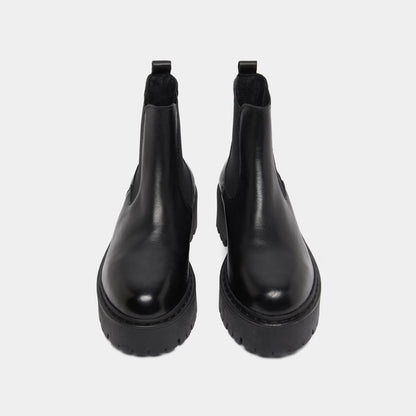 Boots Ravie Cuir Noir