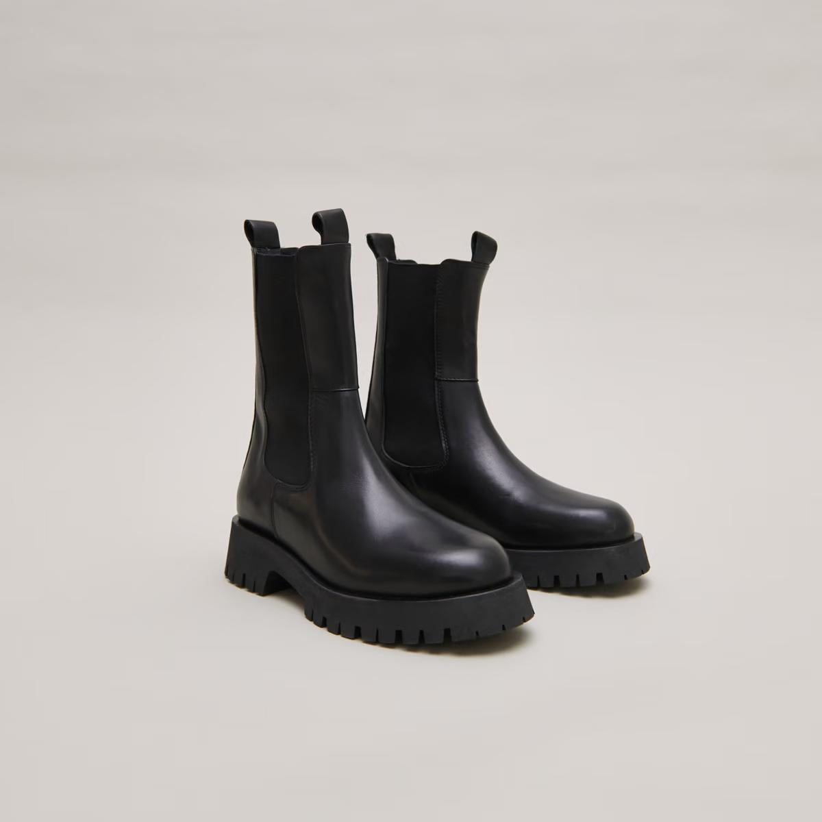 Boots Ridle Cuir Noir