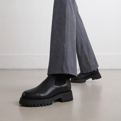 Boots Ridle Cuir Noir