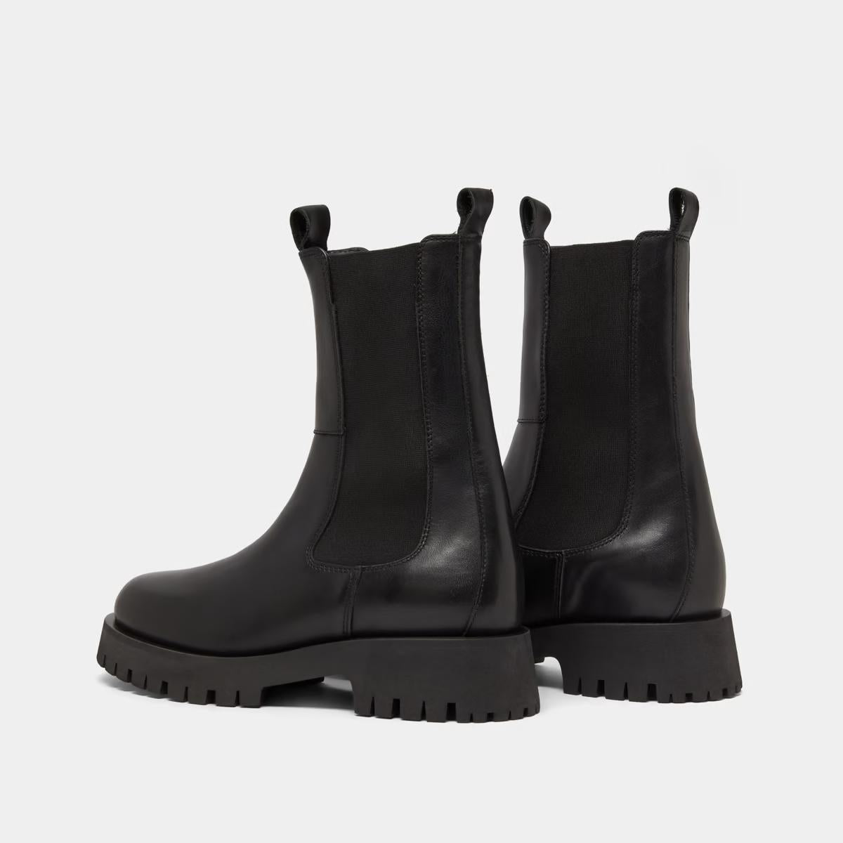 Boots Ridle Cuir Noir
