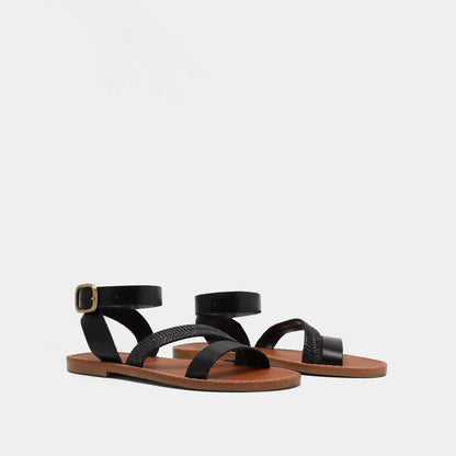 Mocassins Thelma-bis Cuir Glac Noir