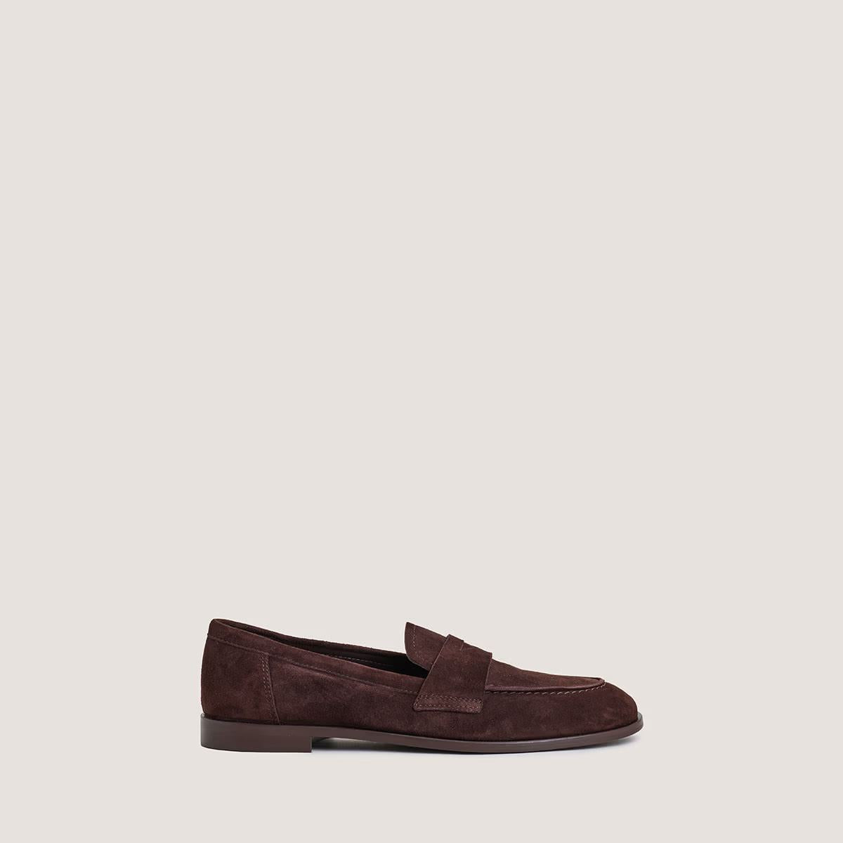 Mocassins Thelma-bis Velours Marron