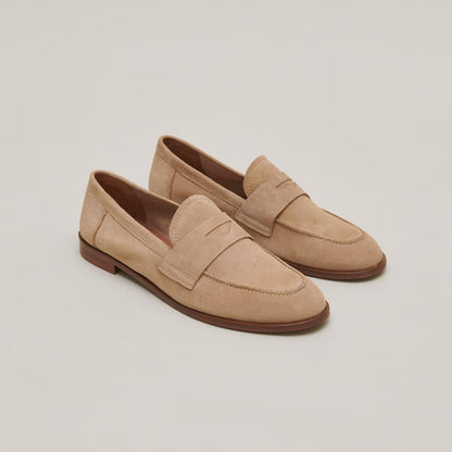 Mocassins Thelma Velours Camel