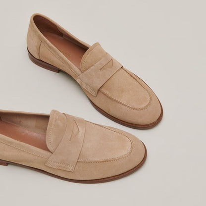 Mocassins Thelma Velours Camel