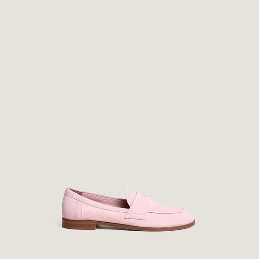 Women Moccasins Velours Thelma - Rose-Petale