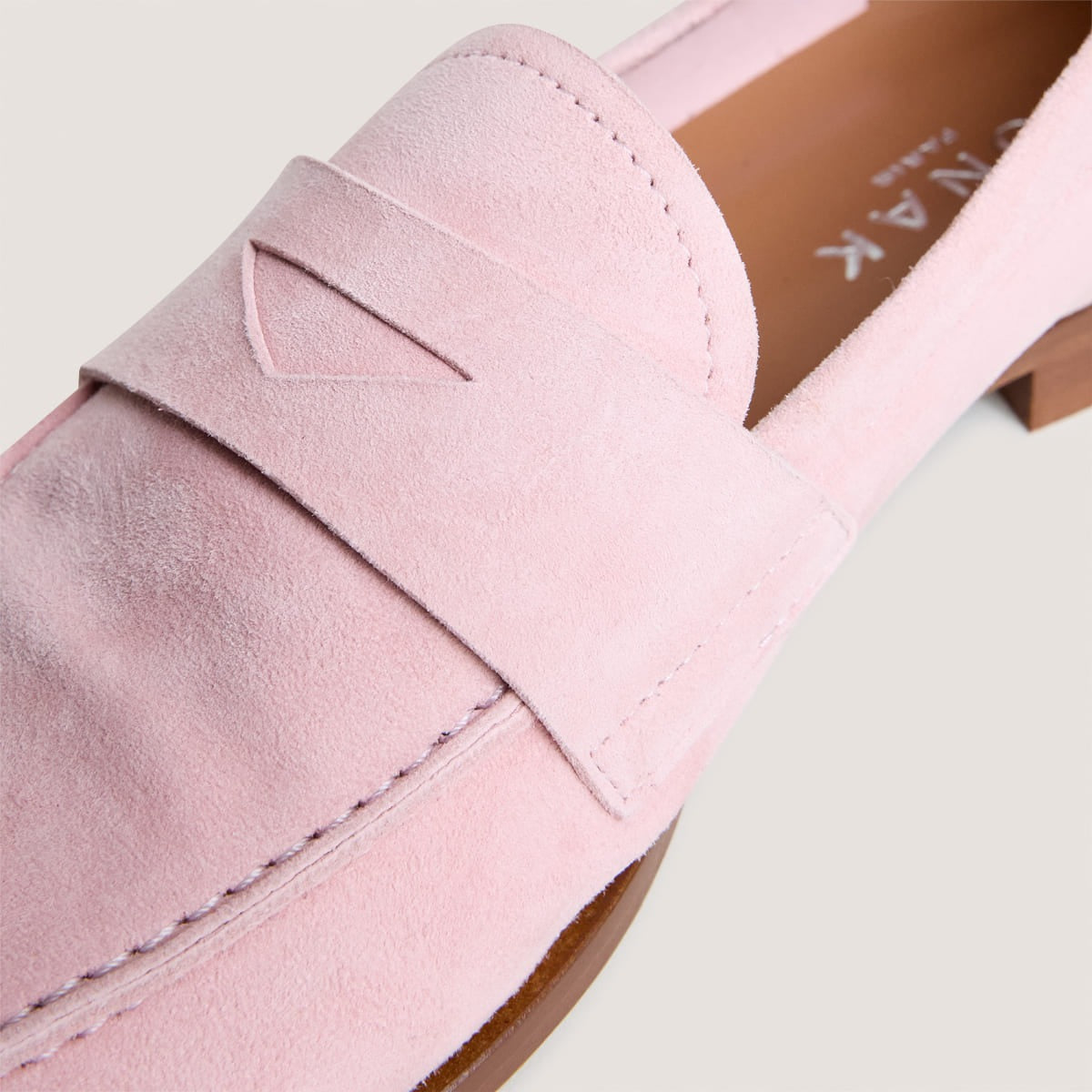 Women Moccasins Velours Thelma - Rose-Petale