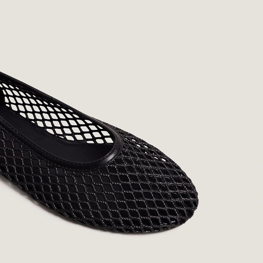 Women Ballet Flats Ugo Soft Cushioned Jelly - Black Noir