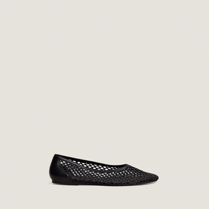 Women Ballet Flats Ugo Soft Cushioned Jelly - Black Noir