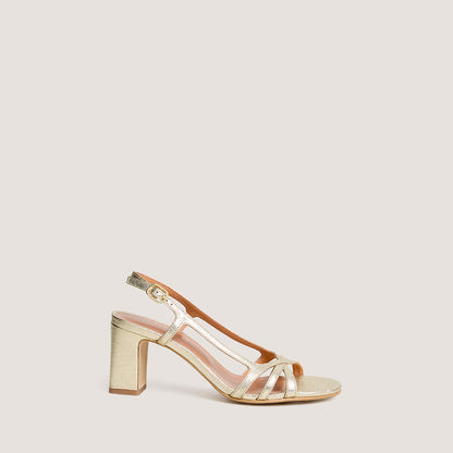 Sandales Vaiana Synthe Metall Platine