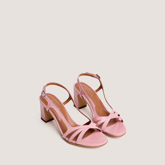 Sandales Vaiana Vernis Plisse Rose-Petale