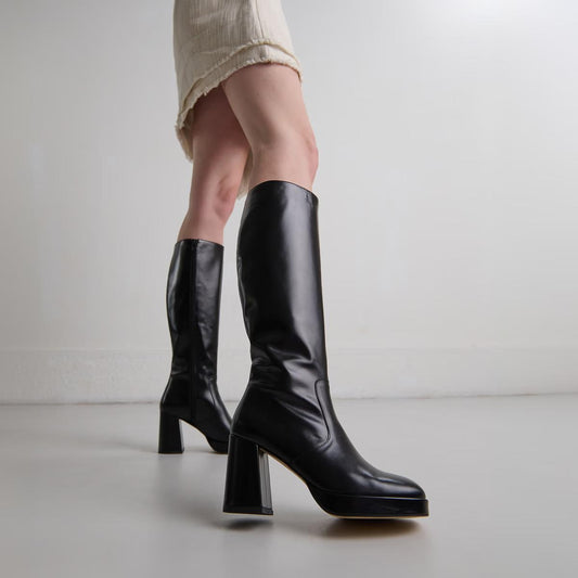 Bottes Vendome Cuir Noir