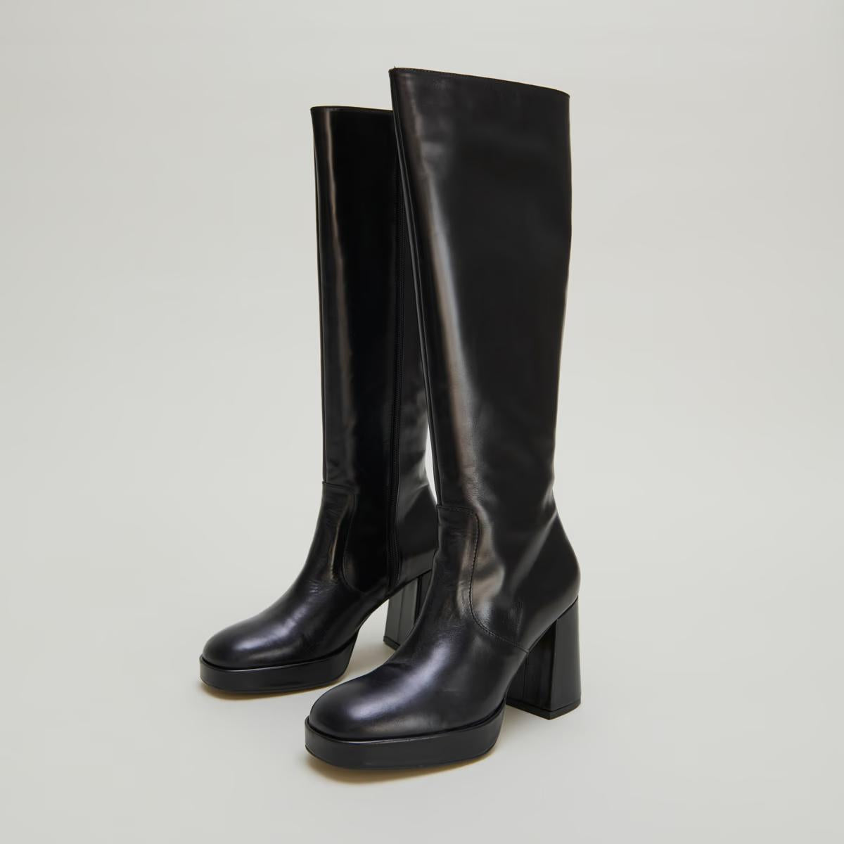 Bottes Vendome Cuir Noir