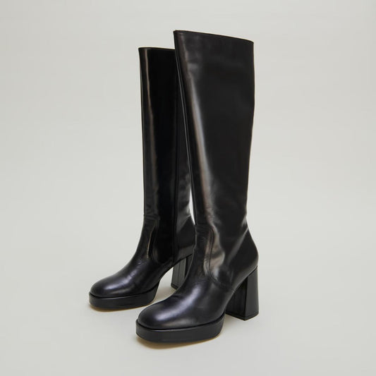 Bottes Vendome Cuir Noir