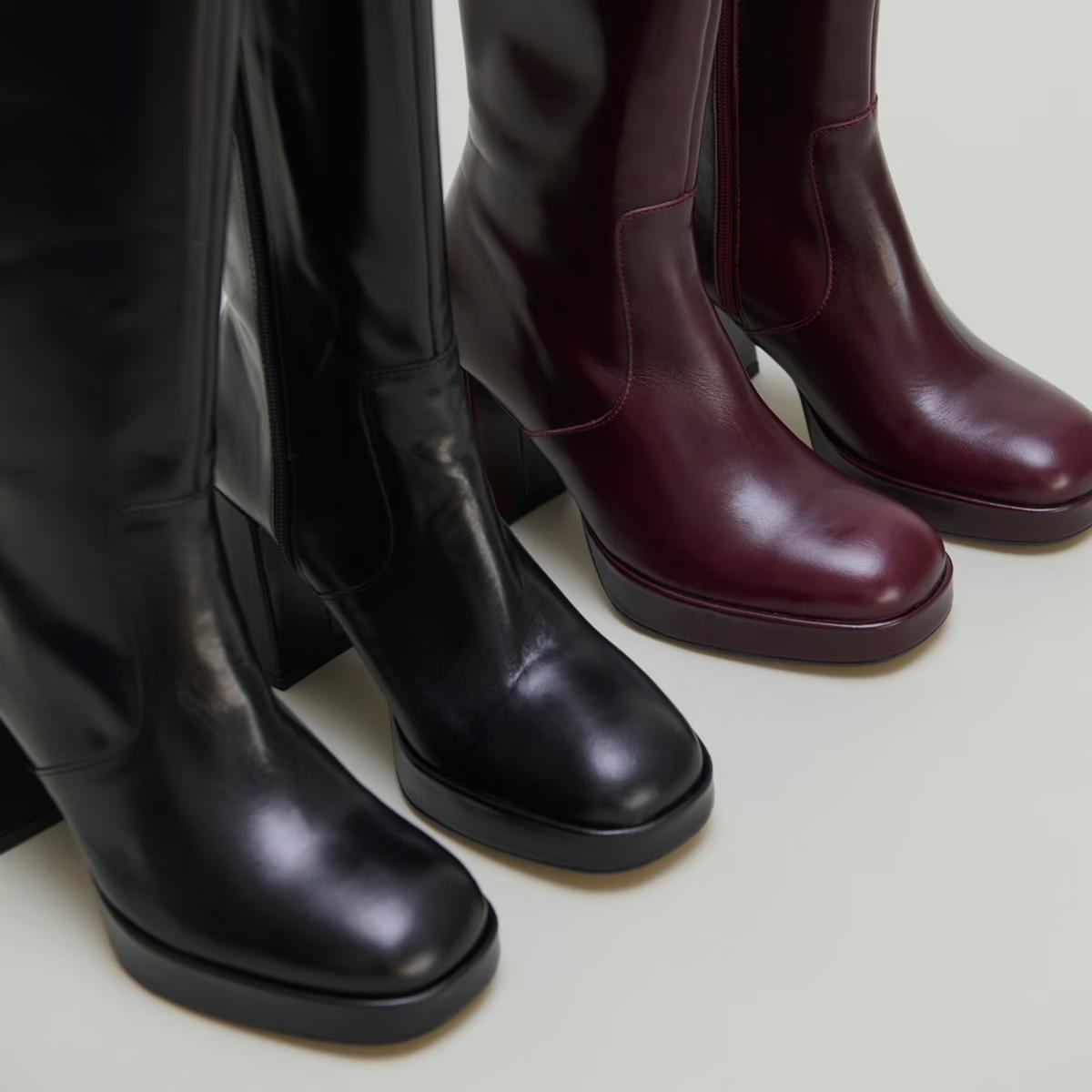 Bottes Vendome Cuir Noir