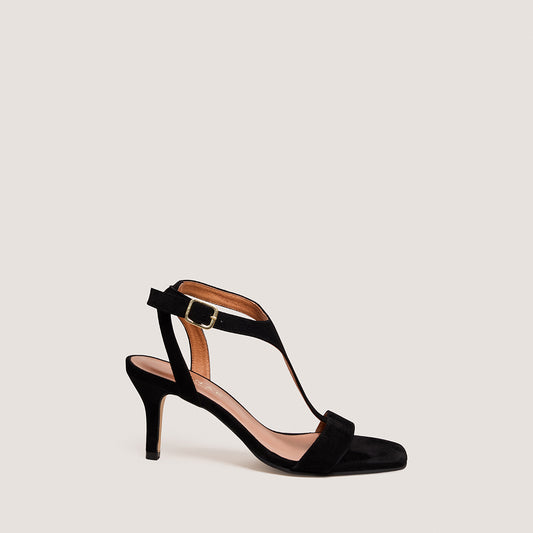 Sandales Vernus Velours Noir