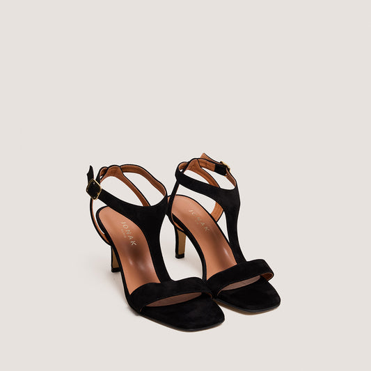 Sandales Vernus Velours Noir