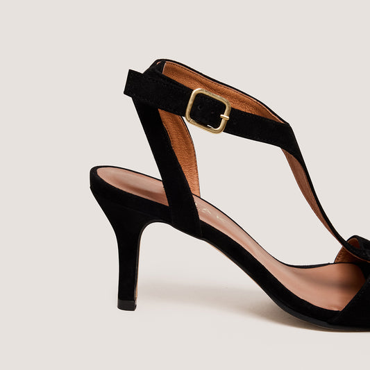 Sandales Vernus Velours Noir
