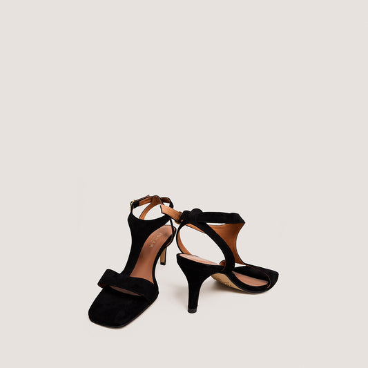 Sandales Vernus Velours Noir