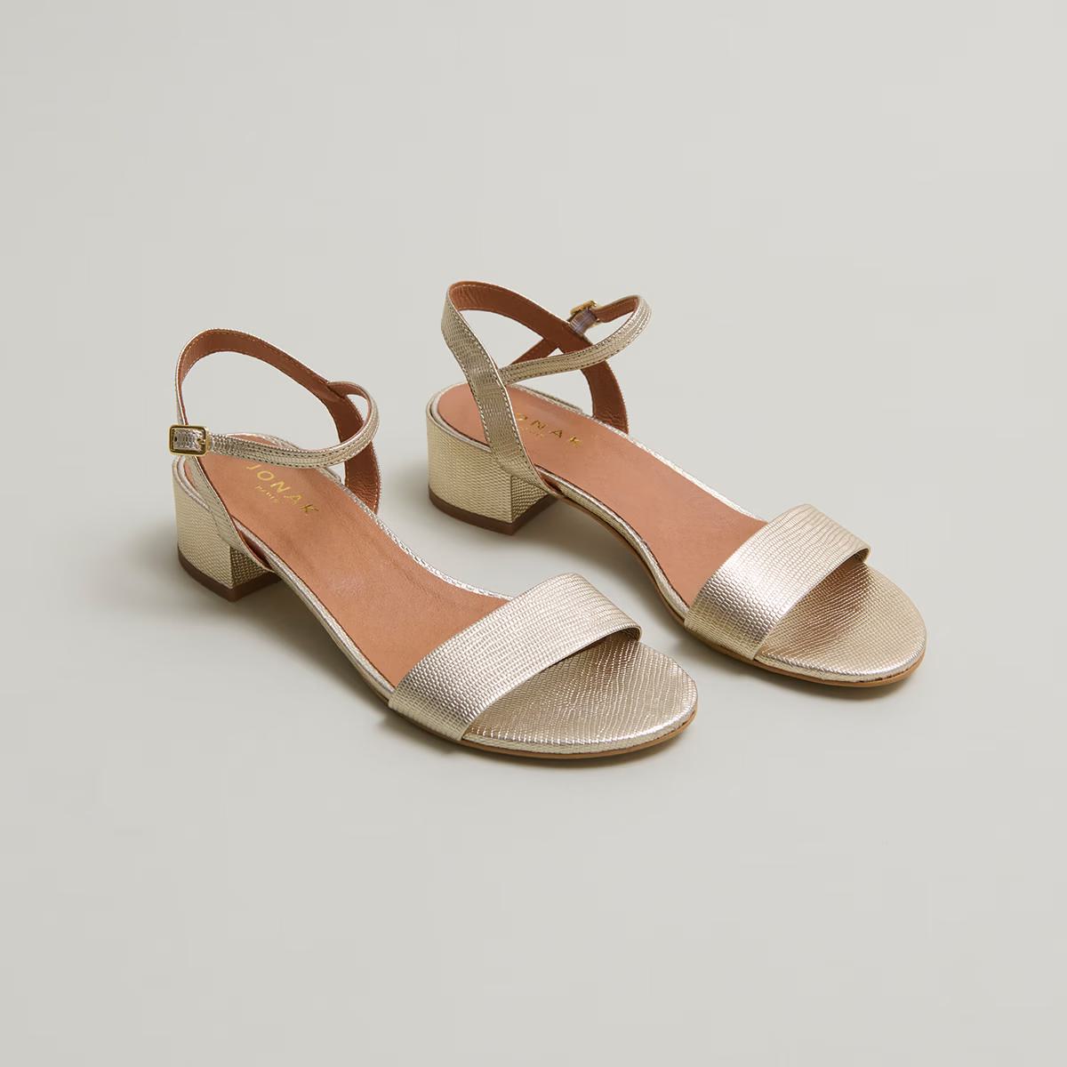 Sandales Via Bis Rept Metalli Or